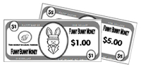 Instead Of Filling Eggs With Candy Fill It With Our Funny Bunny Money Print One Dollar Bills And Or Five Dollar Bills And Have A Small Store Filled With