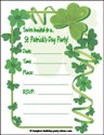 Printable St Patrick's Day Invitation